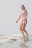 Abigail One Piece - Pink Check