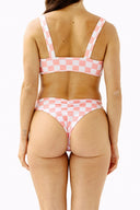 Patricia Bikini Bottom - Pink Check