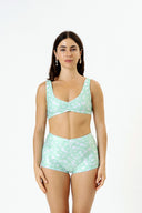 Patricia Bikini Top - Sea Petal Reversible