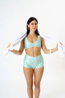 Patricia Bikini Top - Sea Petal Reversible