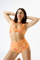 Patricia Bikini Top - Tropic Crush Reversible