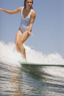 Abigail One Piece - Blue Check