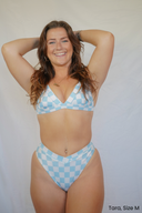 Malea Top - Blue Check